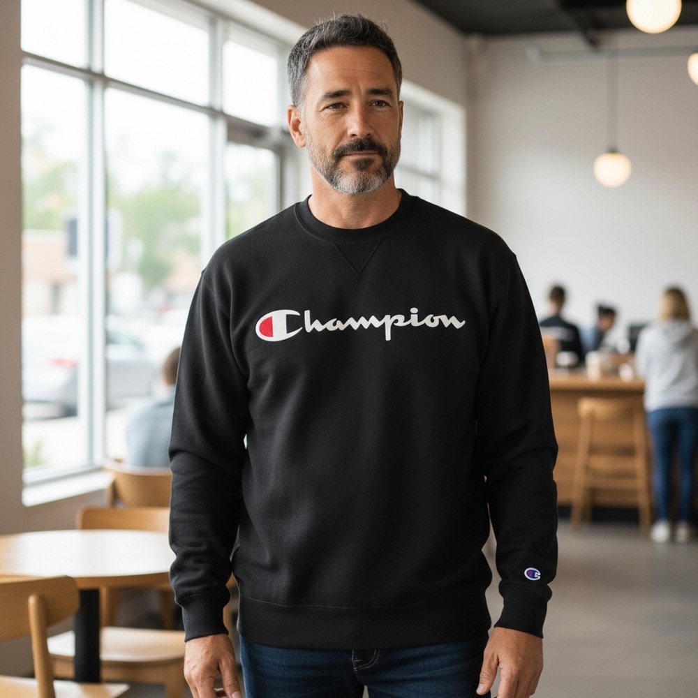 Champion Unisex Navy Sweatshirt